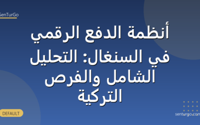 أنظمة الدفع الرقمي في السنغال: التحليل الشامل والفرص التركية
