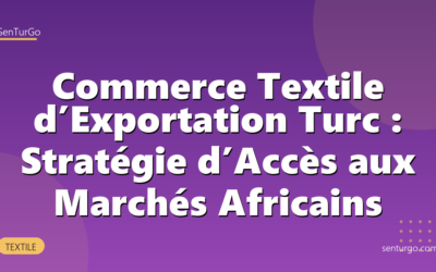 Commerce Textile d’Exportation Turc : Stratégie d’Accès aux Marchés Africains