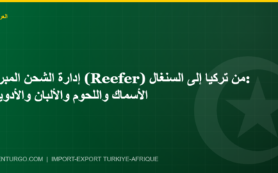 إدارة الشحن المبرد (Reefer) من تركيا إلى السنغال: الأسماك واللحوم والألبان والأدوية