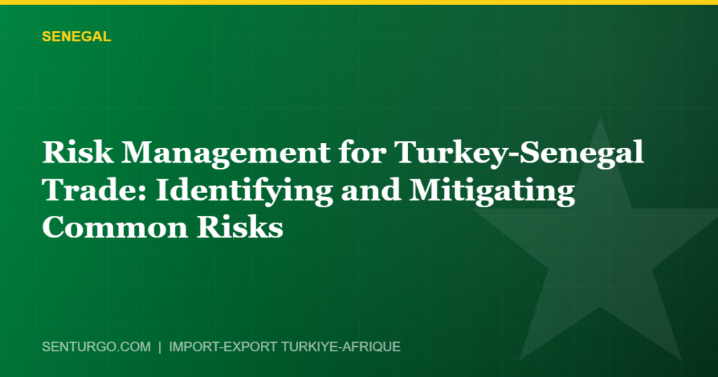 Thumbnail - Risk Management for Turkey-Senegal Trade: Identifying and Mitigating Common Risks