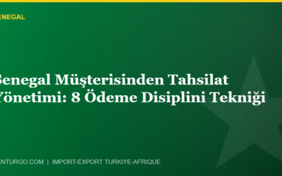 Senegal Müşterisinden Tahsilat Yönetimi: 8 Ödeme Disiplini Tekniği