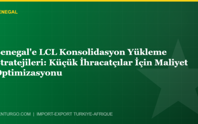 Senegal’e LCL Konsolidasyon Yükleme Stratejileri: Küçük İhracatçılar İçin Maliyet Optimizasyonu