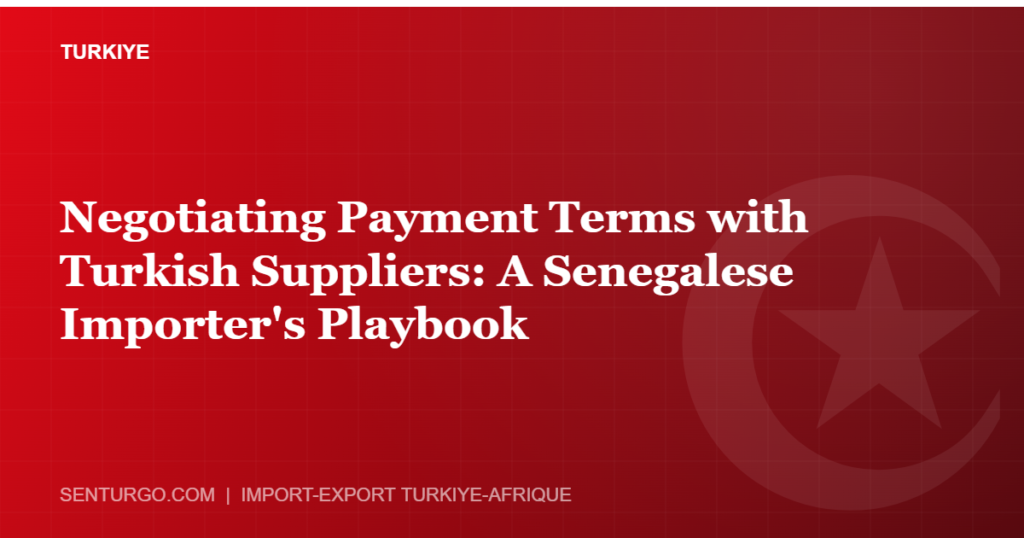 Thumbnail - Negotiating Payment Terms with Turkish Suppliers: A Senegalese Importer's Playbook