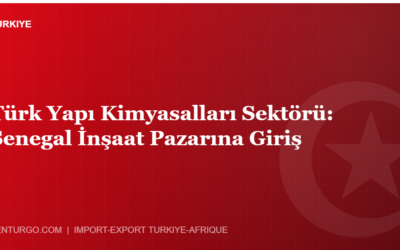 Türk Yapı Kimyasalları Sektörü: Senegal İnşaat Pazarına Giriş